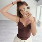 Summer Sexy Corset Tanks & Camis, Burgundy Slip Top Women, Fashion Sleeveless, Backless Bra Top