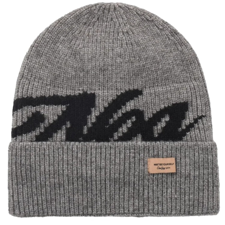Soft Beanie For Women, Solid Color Letter Jacquard, New Style Women Fashion Knit Hat Dandy Caphat