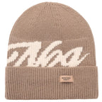 Soft Beanie For Women, Solid Color Letter Jacquard, New Style Women Fashion Knit Hat Dandy Caphat