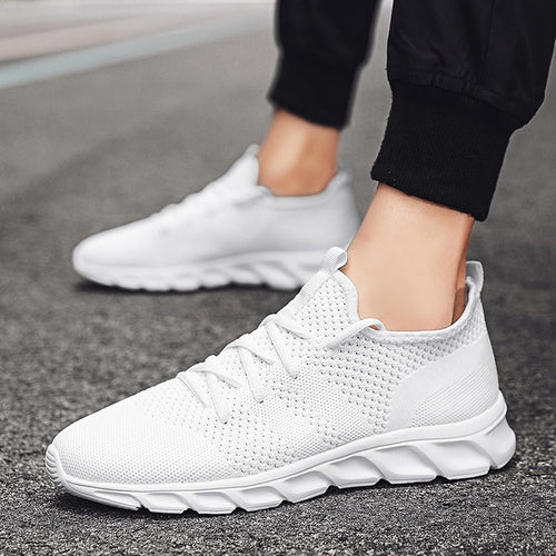Brand Men Shoes, Casual Sneakers, Mesh Slip-On Loafers, Fashion Flats, Breathable, Big Size for Spring Summer