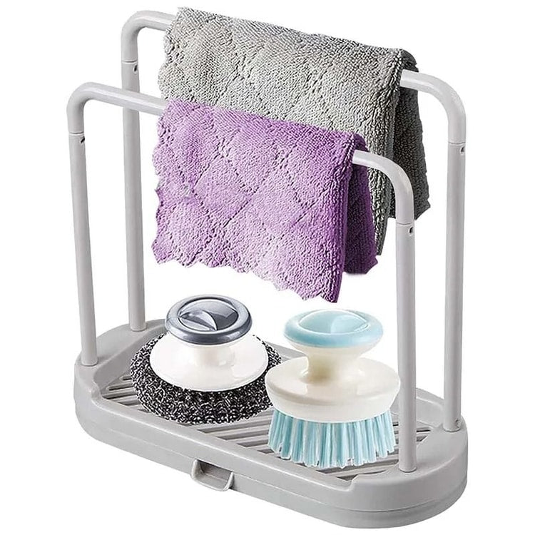 Sink Drain Rack And Storage Basket For Kitchen Accessories