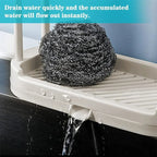 Sink Drain Rack And Storage Basket For Kitchen Accessories