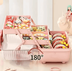 CuteLayer Multi Tier Hair Accessories Storage Box for Girls