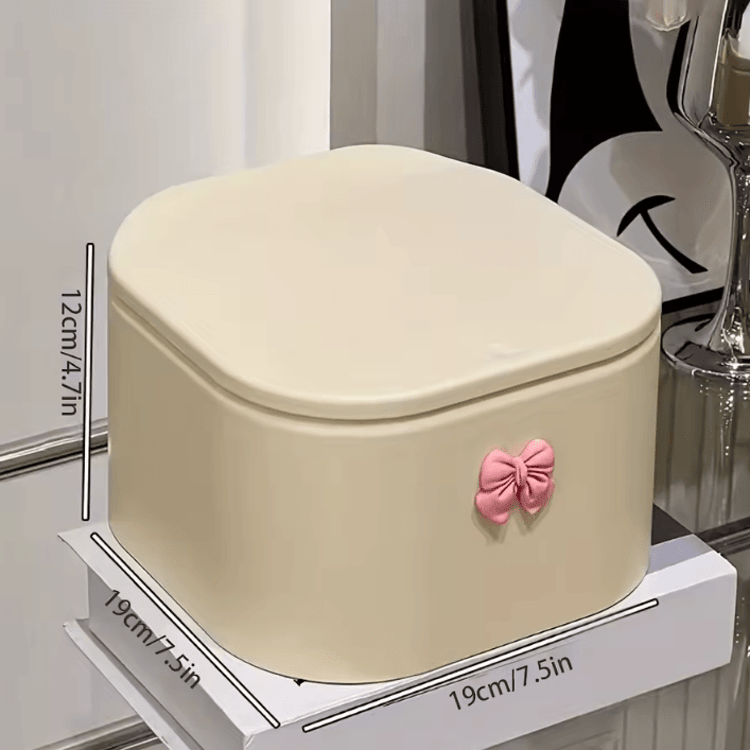 CuteKeep Multi Compartment Hair Accessories Organizer Box for Girls