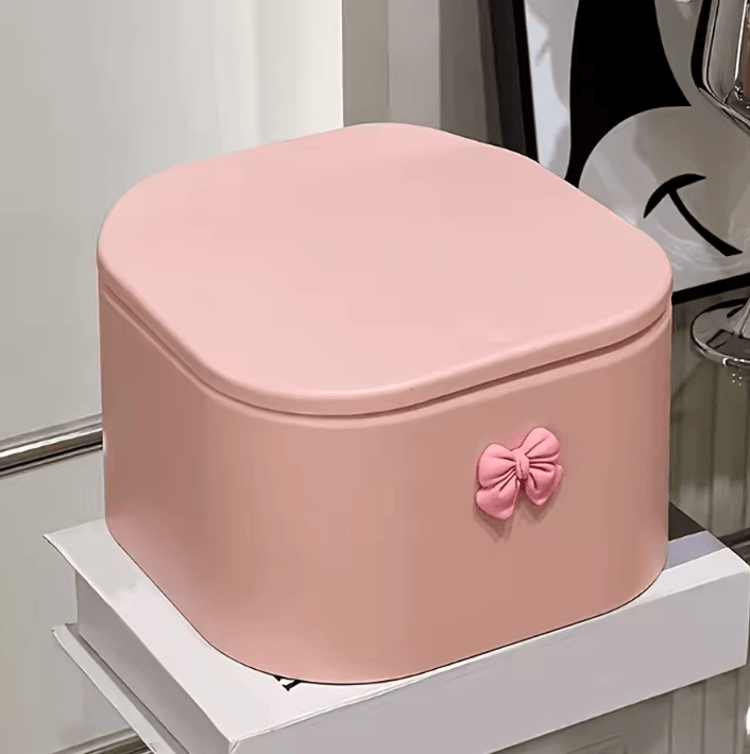 CuteKeep Multi Compartment Hair Accessories Organizer Box for Girls